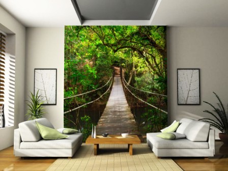 фотообои с перспективой в интерьере фото фотообои с перспективой в интерьере фото