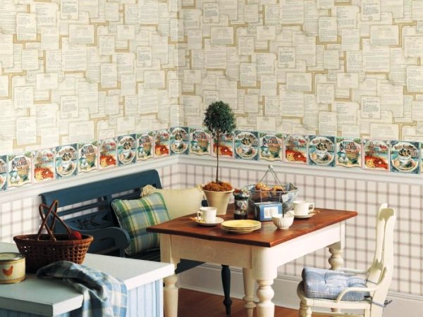 Какие бумажные обои выбрать для кухни Какие бумажные обои выбрать для кухни