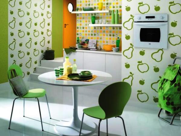 Какие бумажные обои выбрать для кухни Какие бумажные обои выбрать для кухни