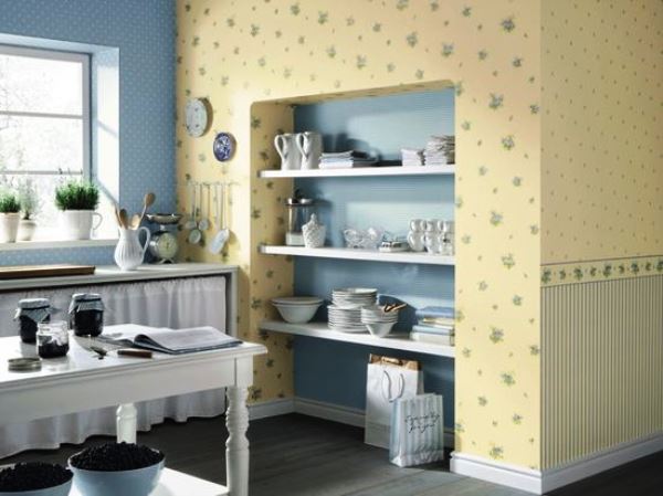 Какие бумажные обои выбрать для кухни Какие бумажные обои выбрать для кухни