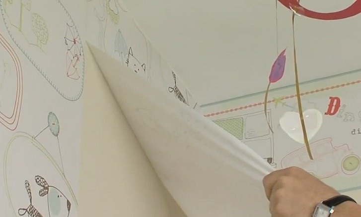 как снять старые бумажные обои как снять старые бумажные обои