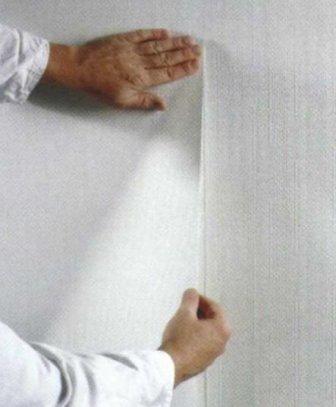 как клеить бумажные обои встык