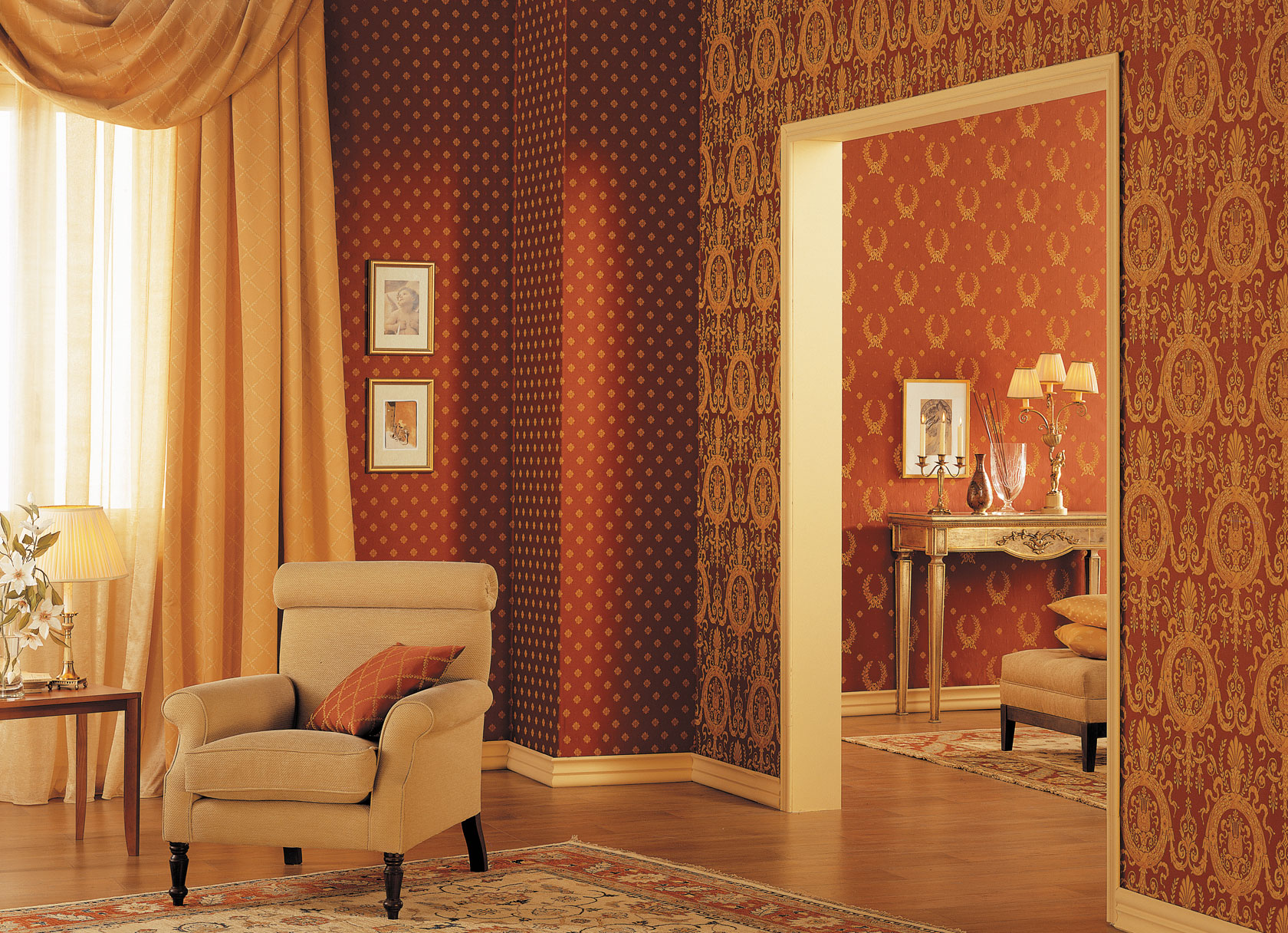 Текстильные обои Текстильные обои